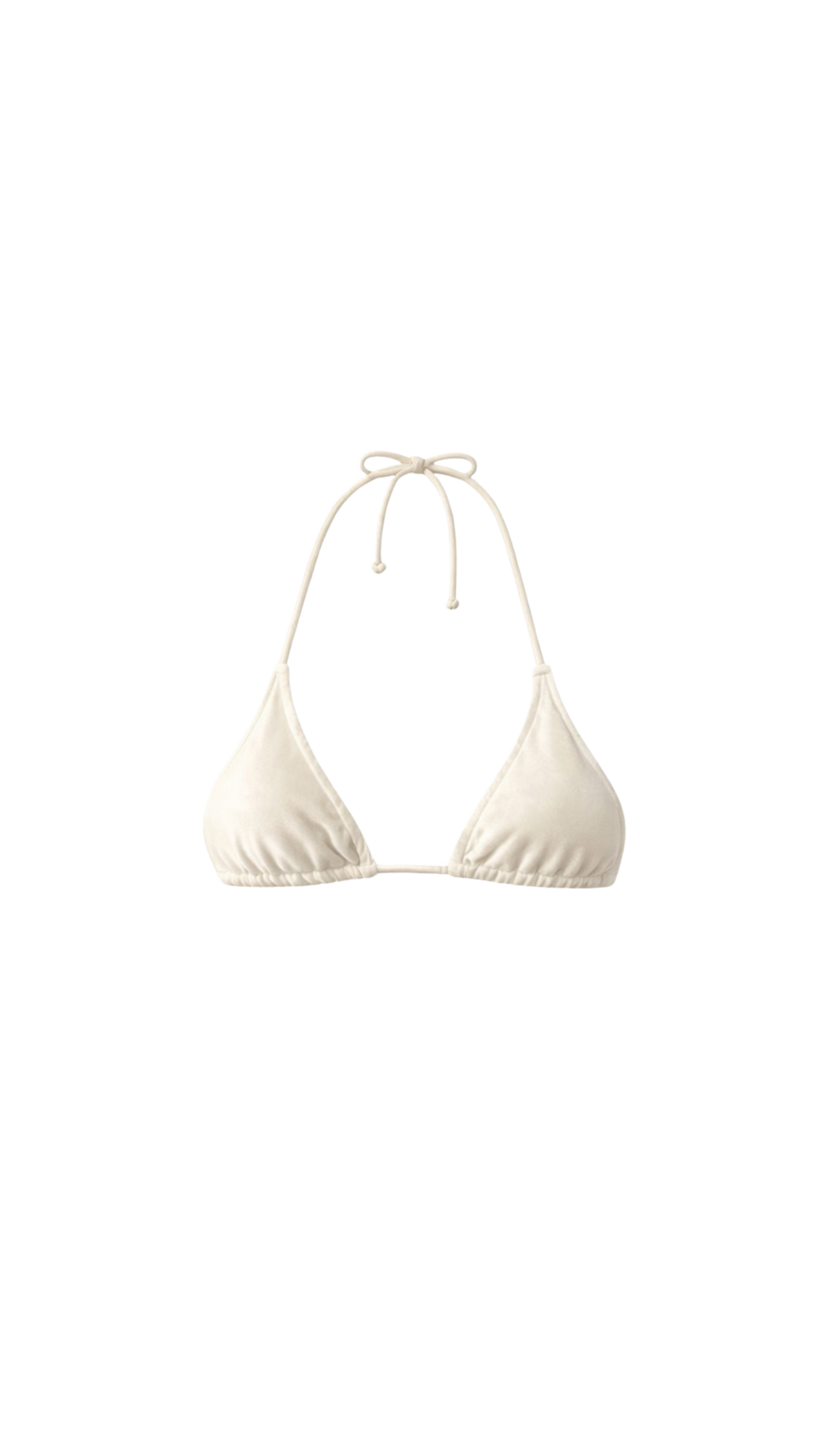 Triangle Top - Velvet Ivory