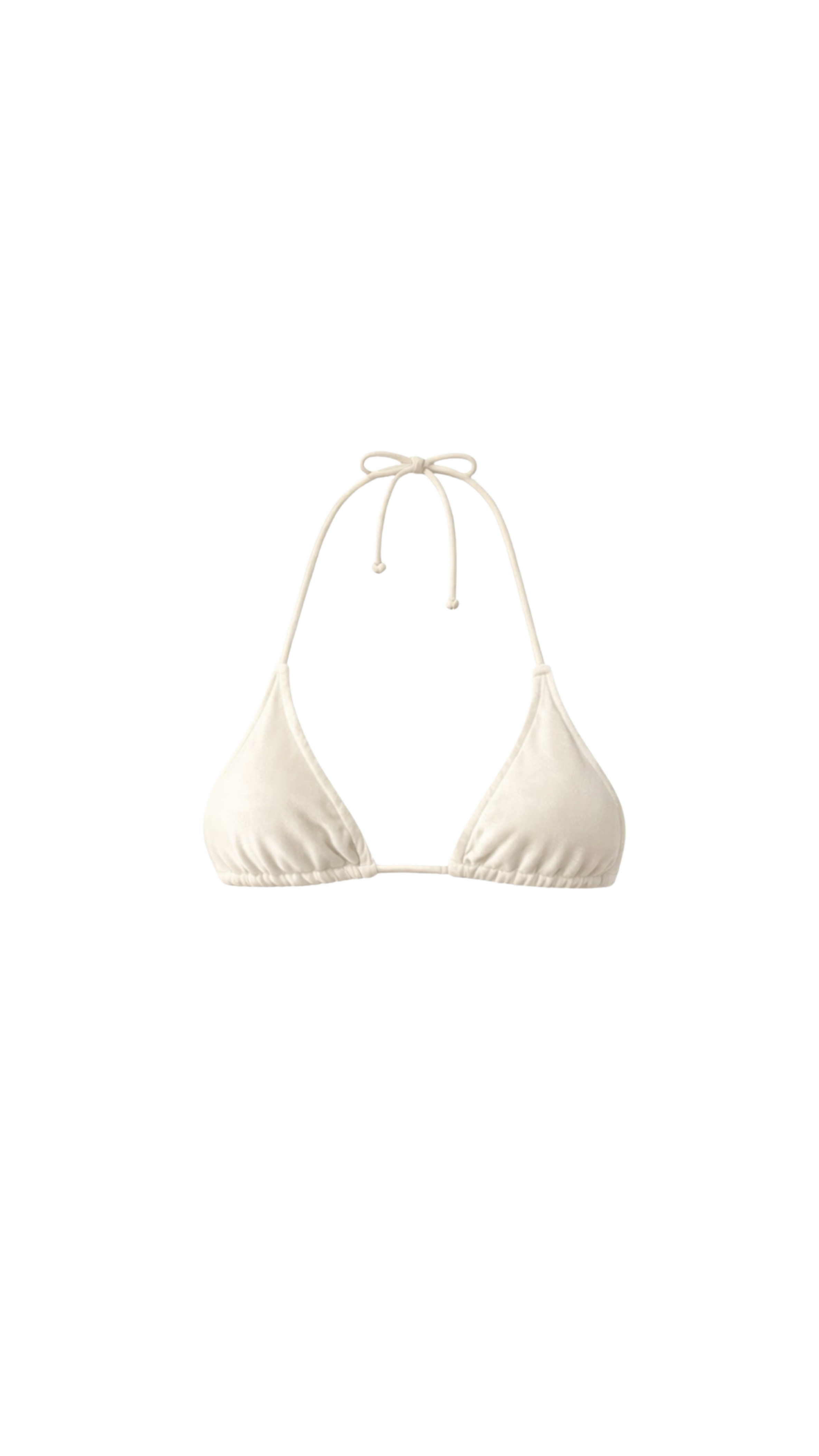 Triangle Top - Velvet Ivory