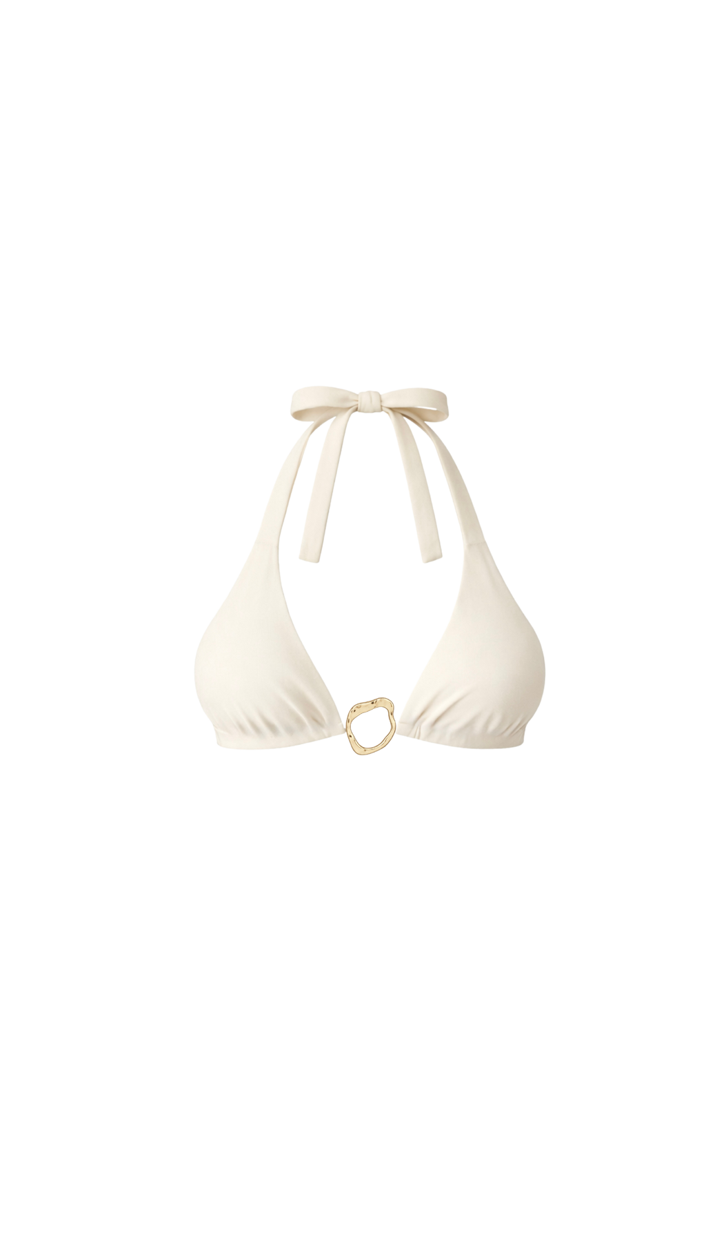 Halter Triangle Top - Ivory
