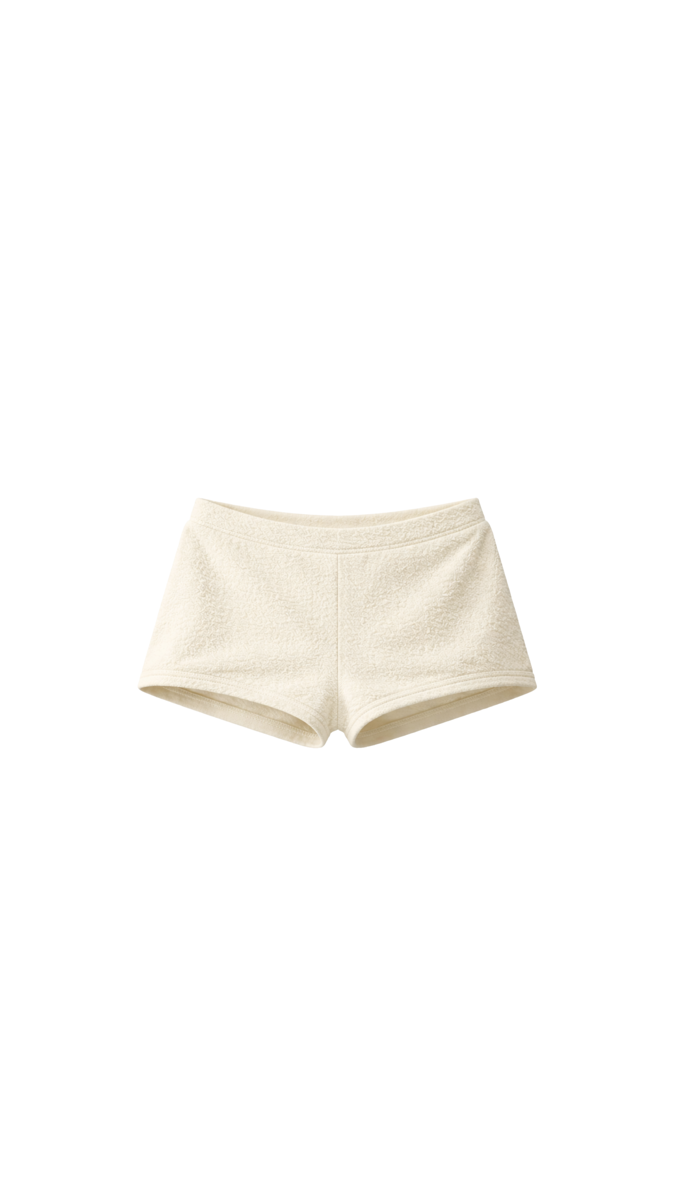 Short Bottom - Textured Ivory
