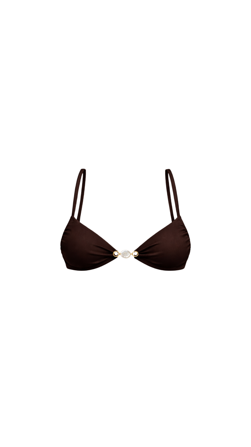 Pearl Balconette Top - Espresso